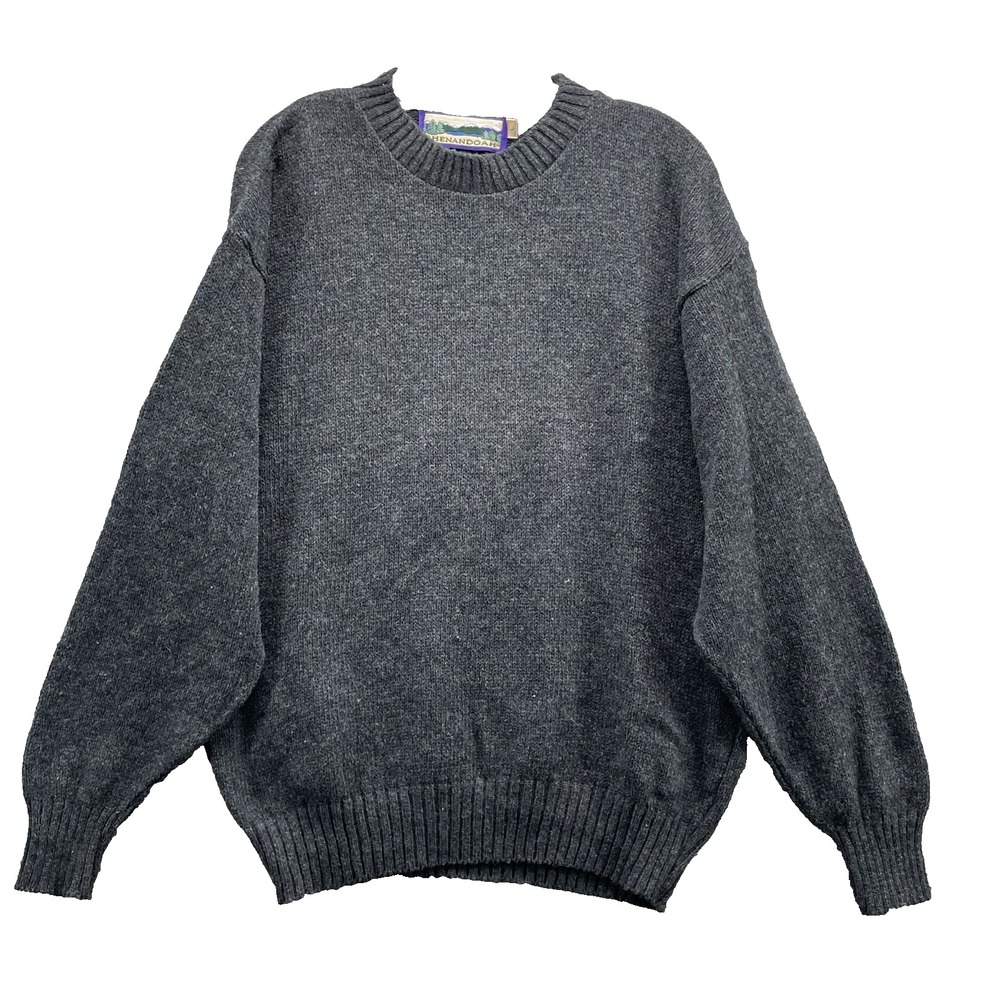 Vintage Shenandoah Wool Blend Sweater Mens Large Preppy Academia 90s Classic USA